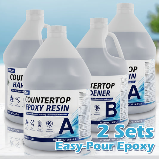GEEEKART Countertop Epoxy Resin Kits
