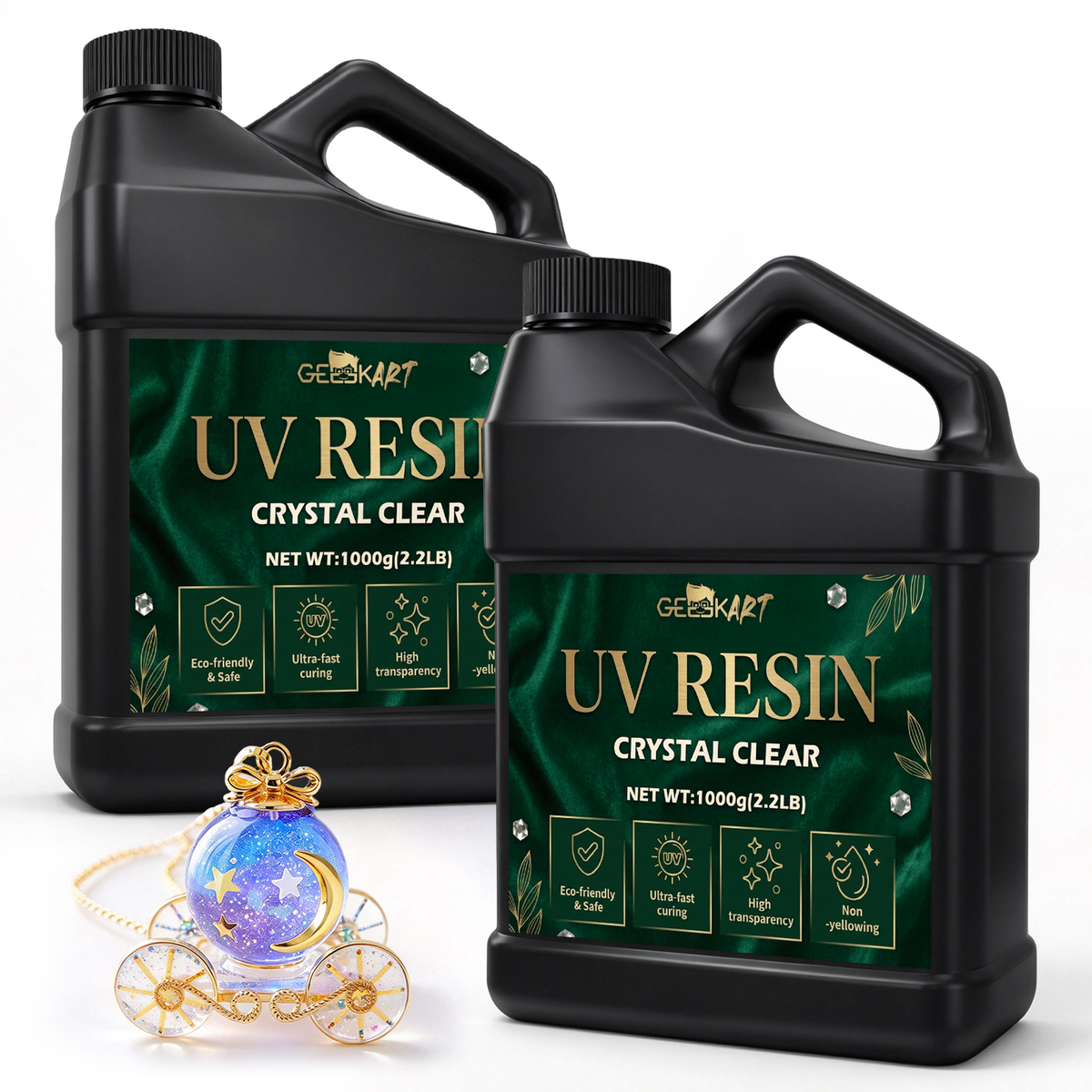 GEEEKART Fast Curing UV Resin (1000g/2000g)
