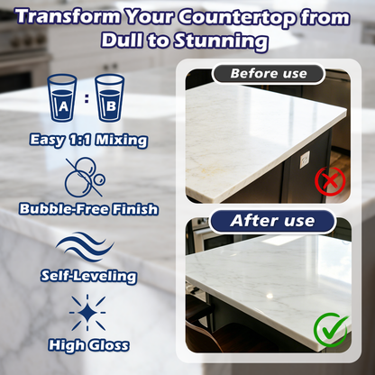 GEEEKART Countertop Epoxy Resin Kits