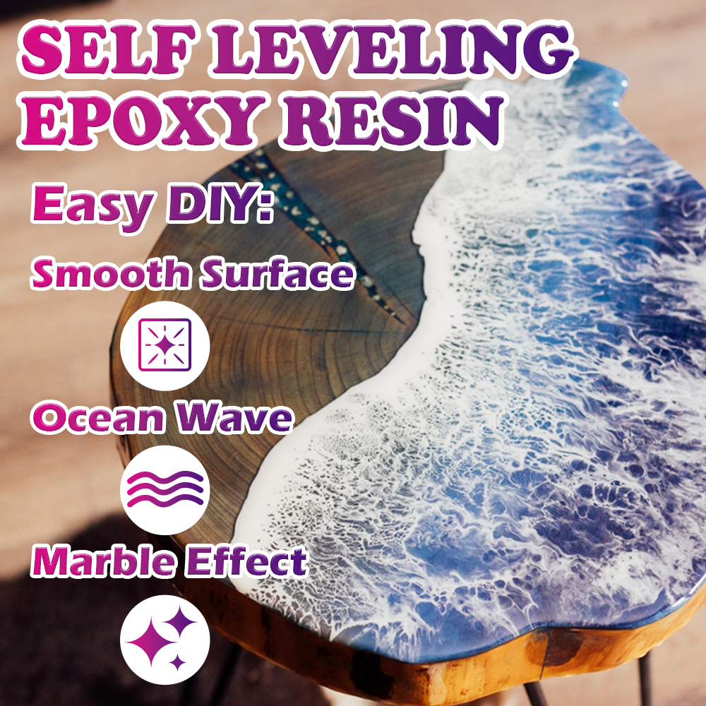 GEEEKART Ultra Clear Epoxy Resin Kits (1 Gallon/ 1 Gallon*2/ 2 Gallon)