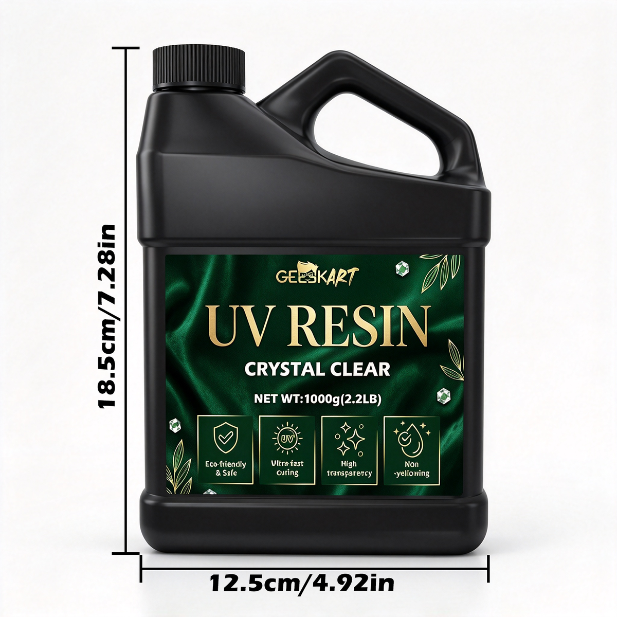 GEEEKART Fast Curing UV Resin (1000g/2000g)