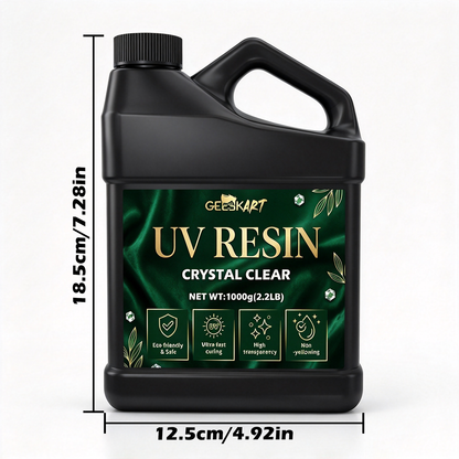 GEEEKART Fast Curing UV Resin (1000g/2000g)