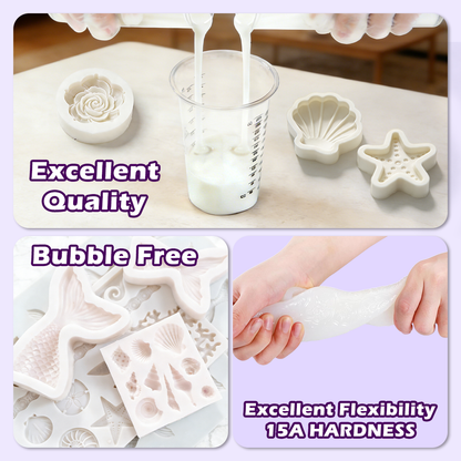 GEEEKART Liquid Silicone Mold Making Kit