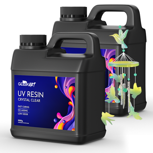GEEEKART UV Resin Kit Crystal Clear