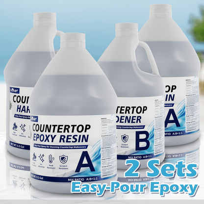 GEEEKART Countertop Epoxy Resin Kits