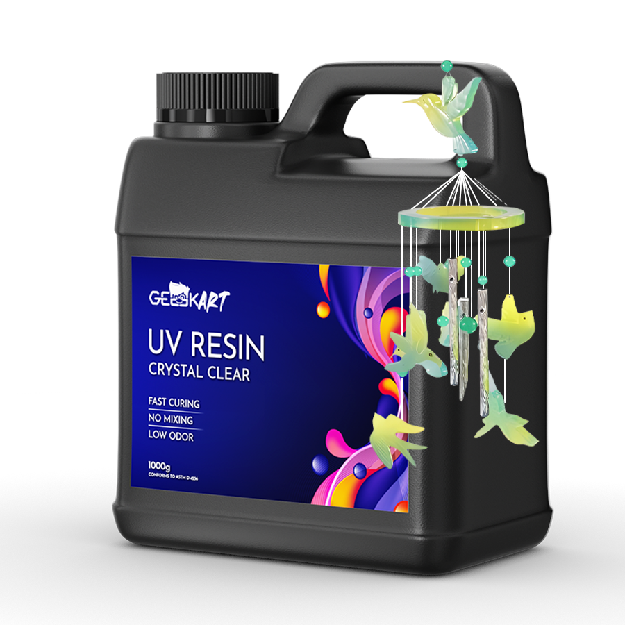 GEEEKART UV Resin Kit Crystal Clear