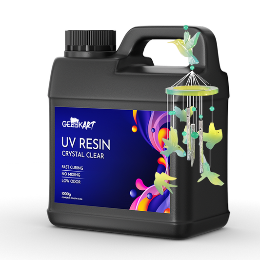 GEEEKART UV Resin Kit Crystal Clear