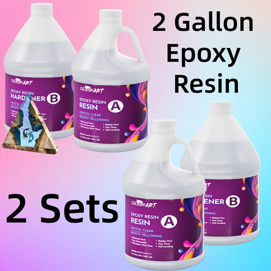 GEEEKART Epoxy Resin Kit (1 Gallon)