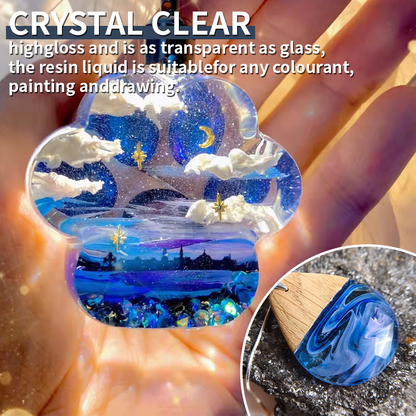 GEEEKART UV Resin Kit Crystal Clear