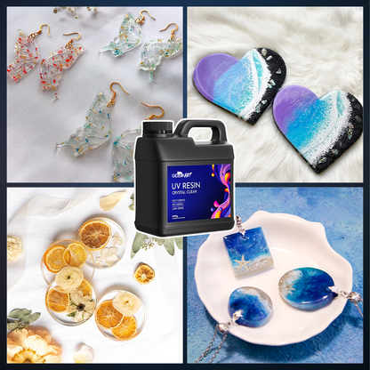 GEEEKART UV Resin Kit Crystal Clear